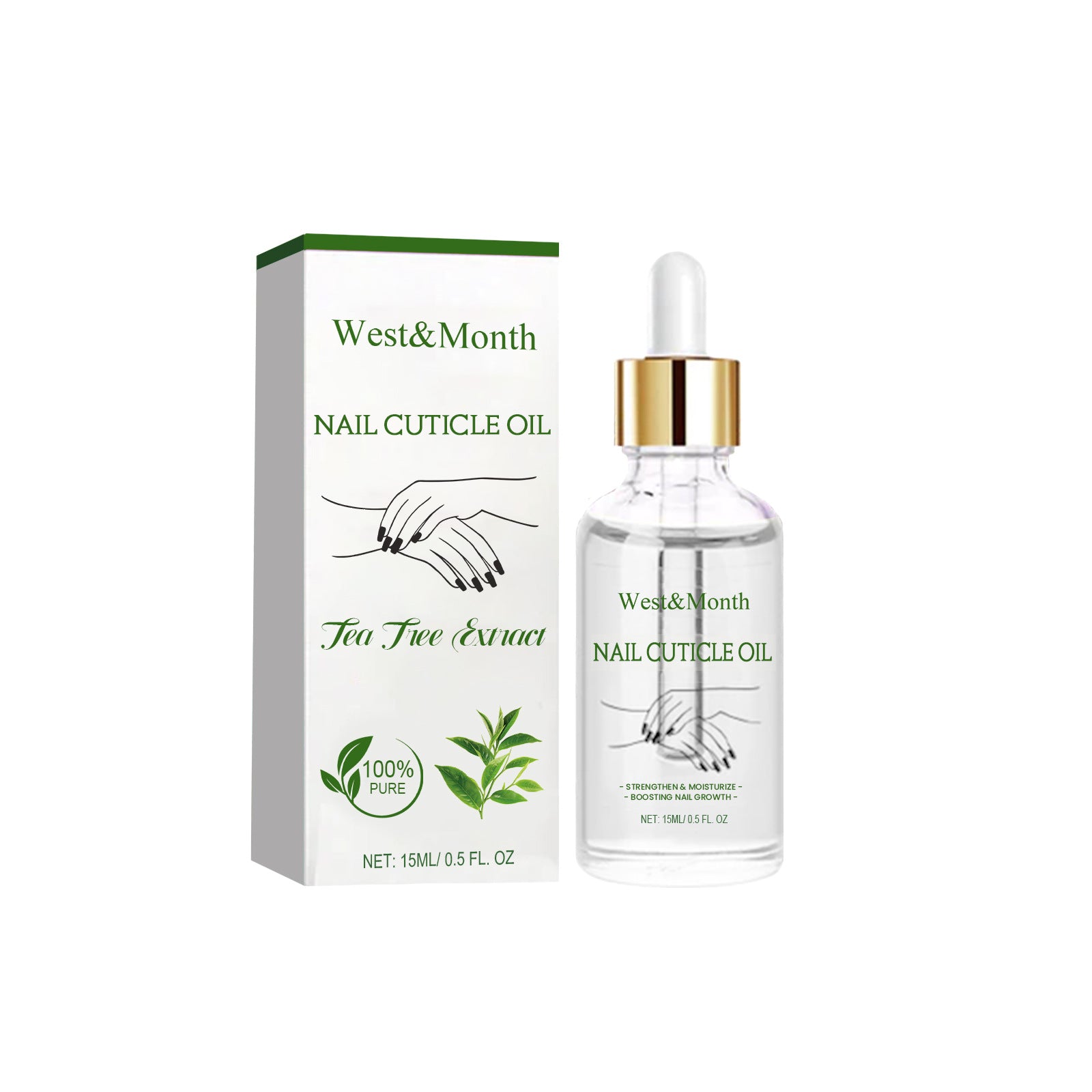 West&Month Nail Strengthening Oil for Healthy Nails