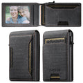Men's Denim Grain Card Wallet