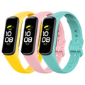 Tkasing Compatible with Samsung Galaxy Fit 2 BandsSoft Silicone Replacement Watch Bands for Samsung galaxy fit2 R220 for Women Men