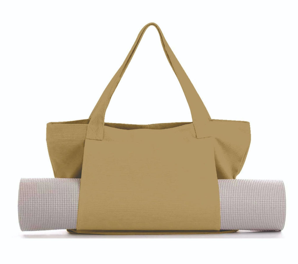 Womens Yoga Canvas Organizer Tote Bag