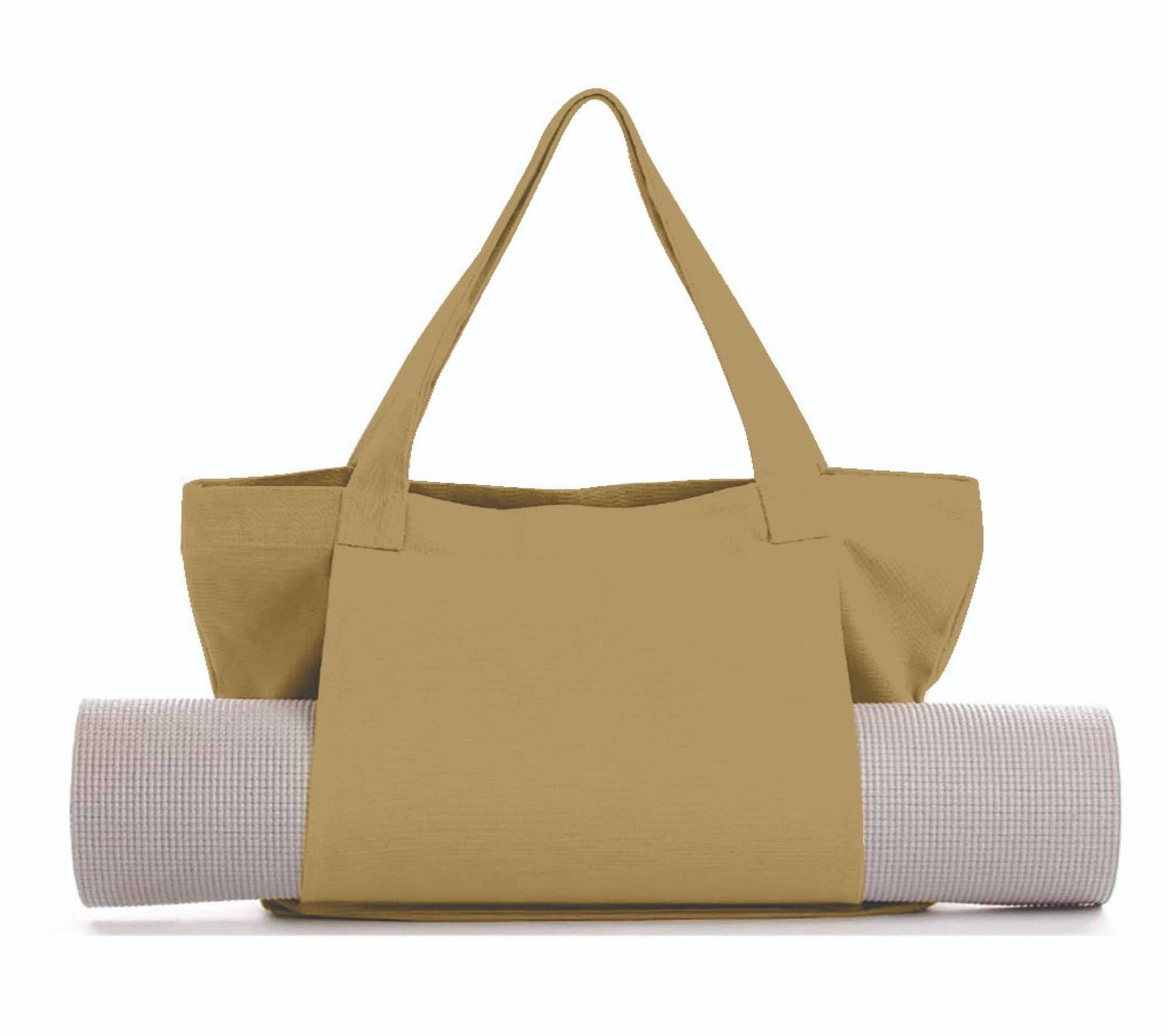 Womens Yoga Canvas Organizer Tote Bag