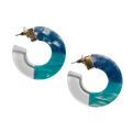 Eva -Blue Earrings