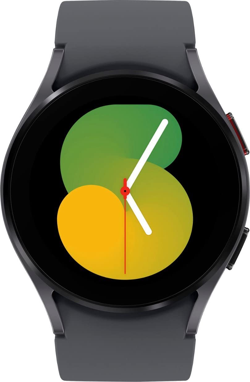 SAMSUNG Galaxy Watch 5 [2022] Latin Specs (40mm) Bluetooth Aluminum Case BioActive Sensor Sleep Tracking Heart (40mm Gray/Graphite + 15W Wall Charger)