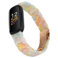 LAREDTREE Compatible with Fitbit Inspire 3 Band for Women Resin Watch Band Replacement Strap Adjustable Wristband for Fitbit Inspire 3