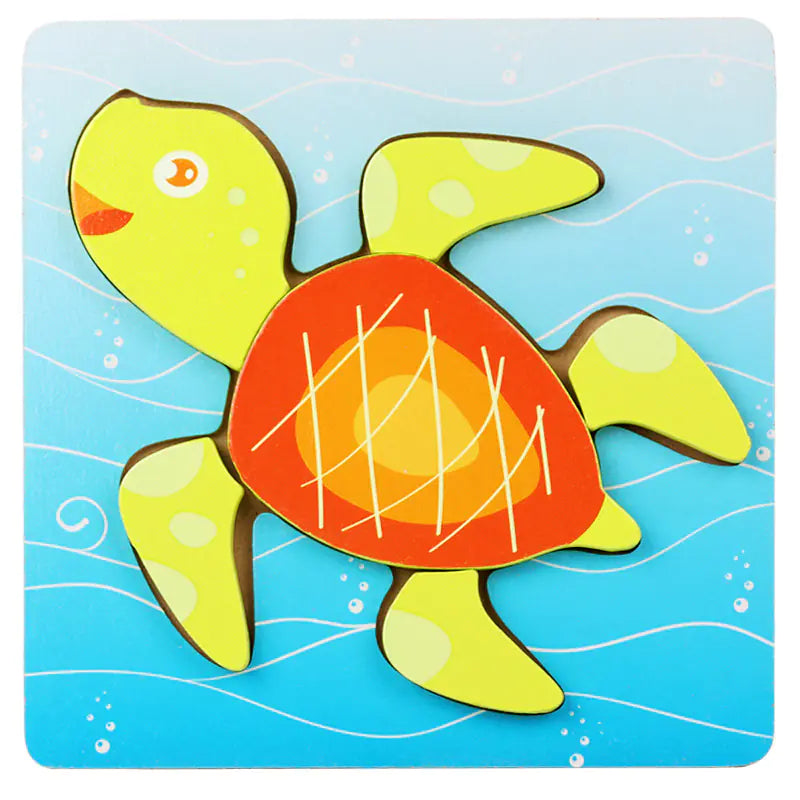 3D Wooden Puzzle Educational Toy for Kids (Wholesale)