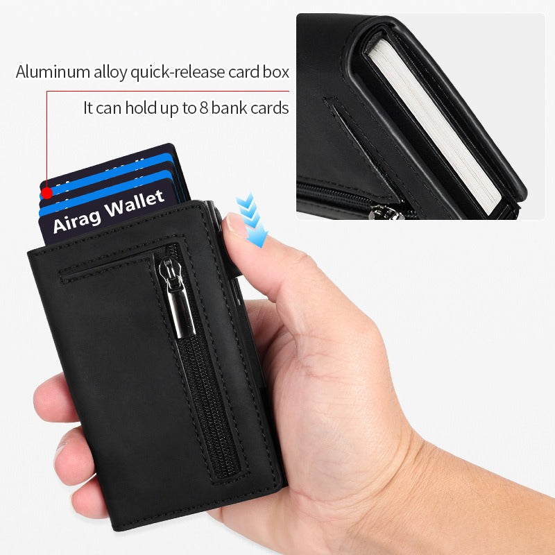 Anti-Theft Mini Vertical Card Holder