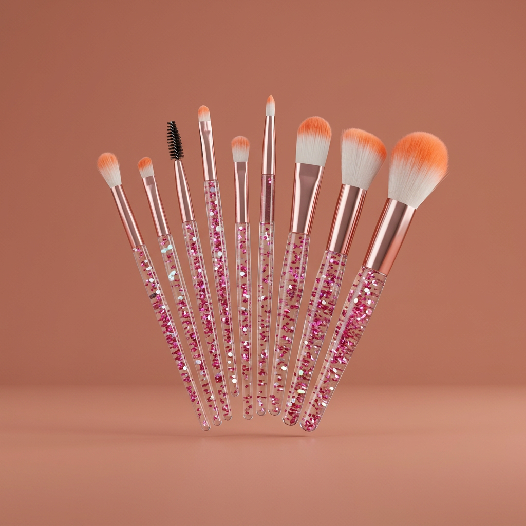10-Piece Makeup Brush Set for Beauty and Blending