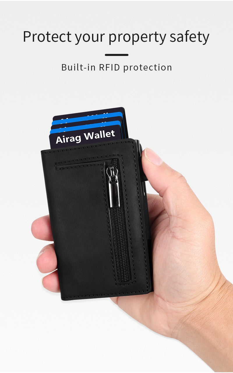 Anti-Theft Mini Vertical Card Holder