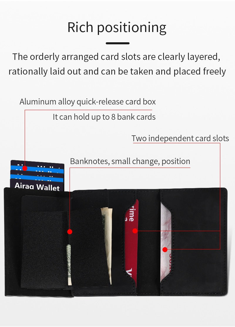 Anti-Theft Mini Vertical Card Holder