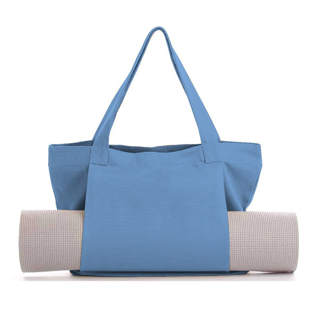 Womens Yoga Canvas Organizer Tote Bag