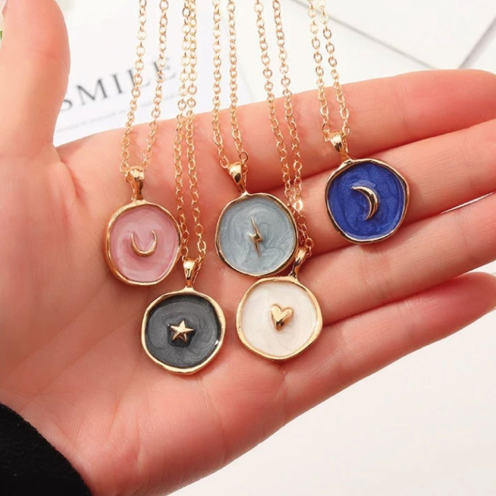 Astral Necklace Navy