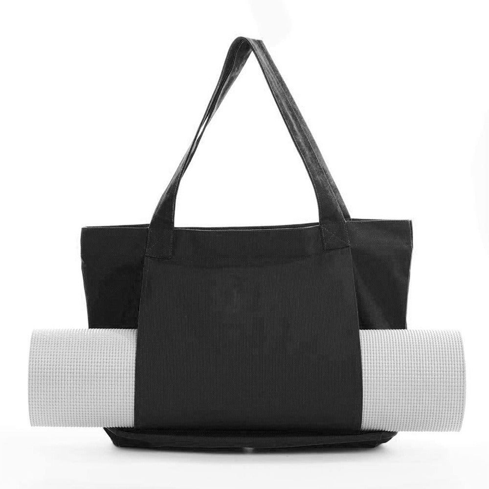 Womens Yoga Canvas Organizer Tote Bag