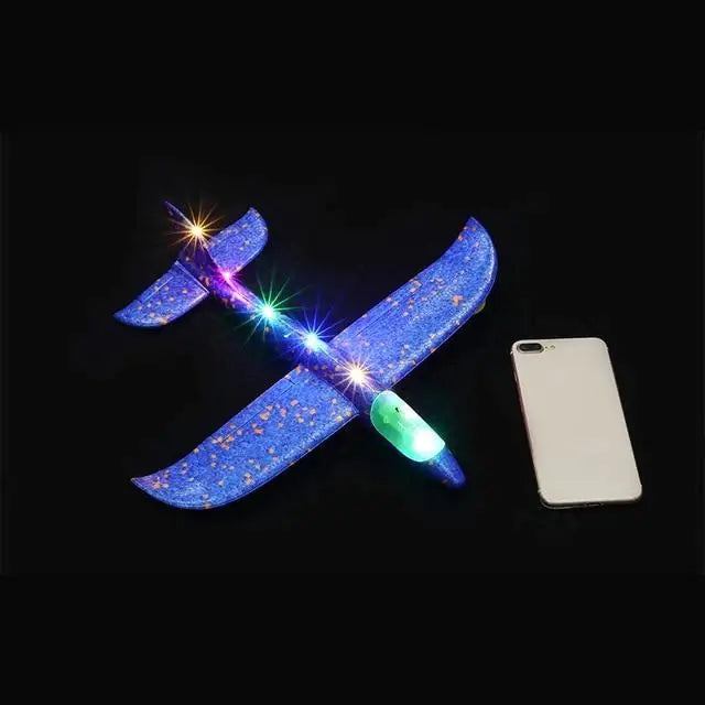 Large 48cm Foam Glider Toy with Spinning Design