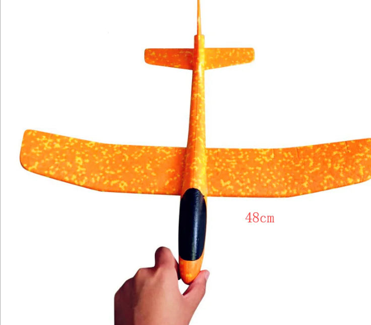 Large 48cm Foam Glider Toy with Spinning Design