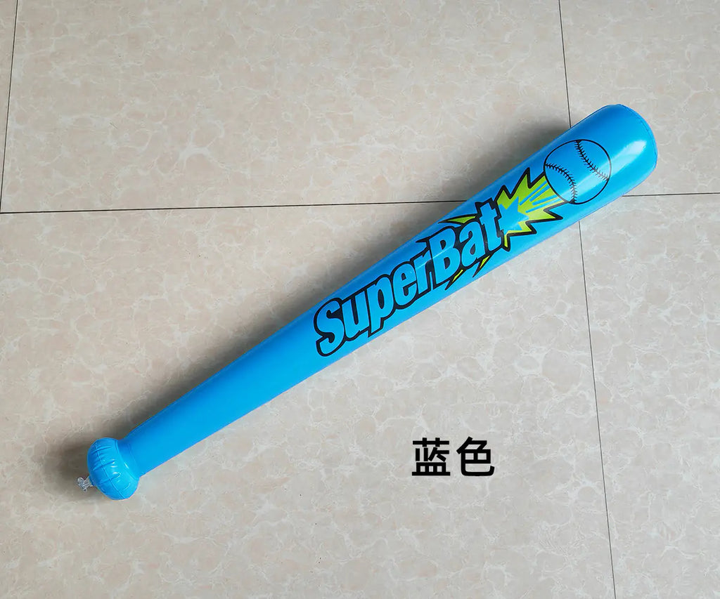 Inflatable Baseball Bat - White PVC Toy (Wholesale Six Pieces)