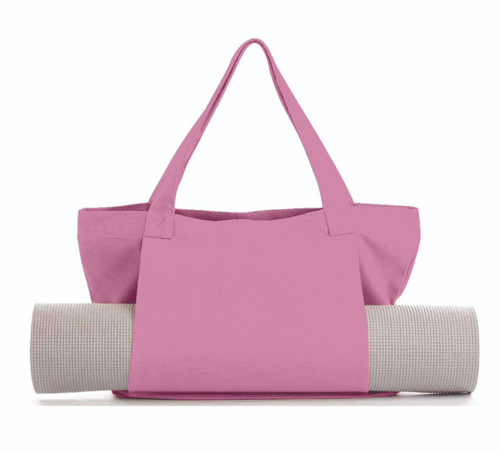 Womens Yoga Canvas Organizer Tote Bag
