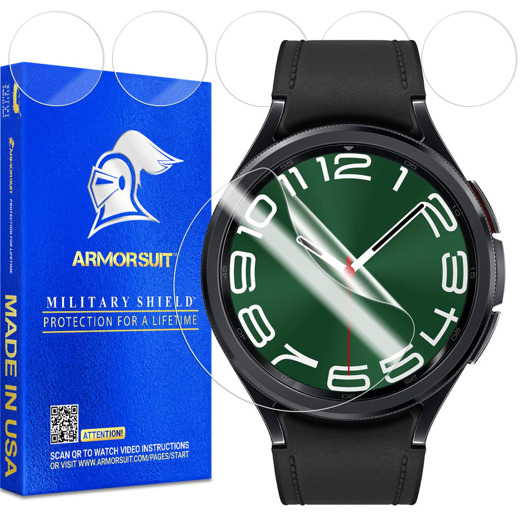 ArmorSuit 6 Pack for Samsung Galaxy Watch 6 Classic [47mm] (2023 Release) Screen Protector MilitaryShield HD Clear Film - Made in USA