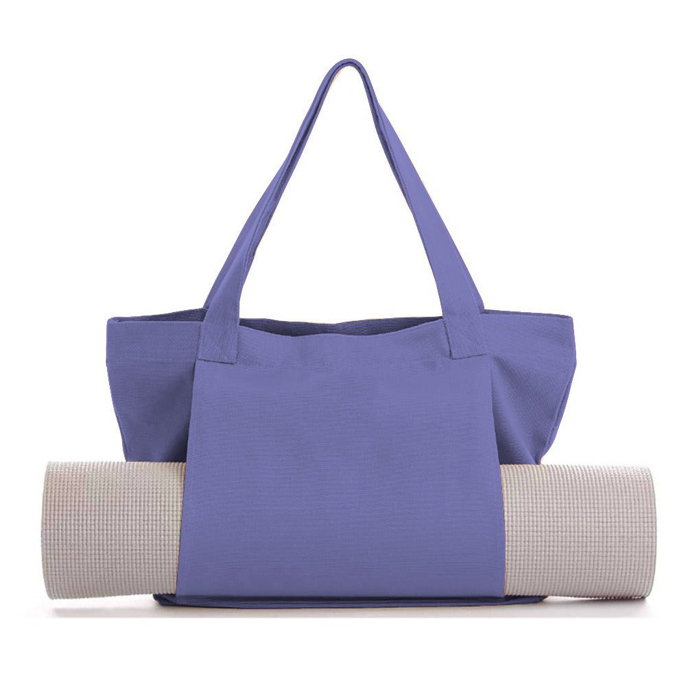 Womens Yoga Canvas Organizer Tote Bag