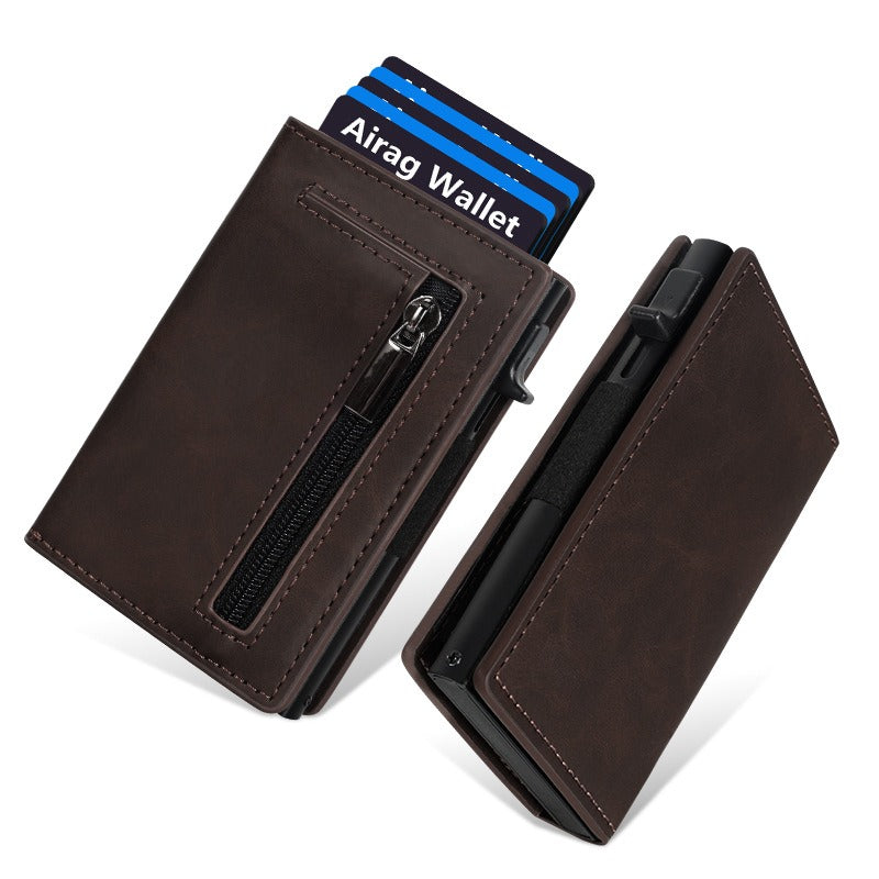 Anti-Theft Mini Vertical Card Holder