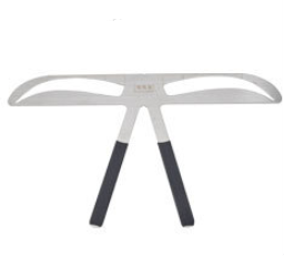 Stainless Steel Brow Ruler and Shaping Tool