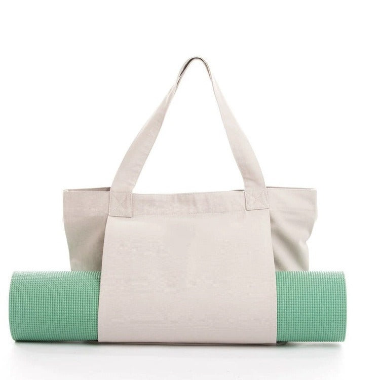 Womens Yoga Canvas Organizer Tote Bag