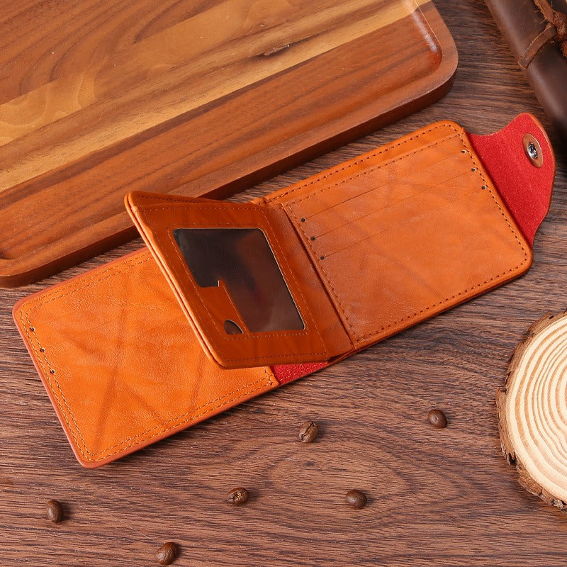 Men's Buckle Wallet with Multiple Card Slots