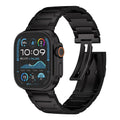 Ultra 2 Black Titanium Band (Series 2) for Apple Watch Ultra 2 / Ultra 49mm with Upgraded Folding Buckle & DLC (Diamond Like Carbon Coating)