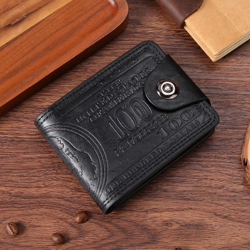 Men's Buckle Wallet with Multiple Card Slots