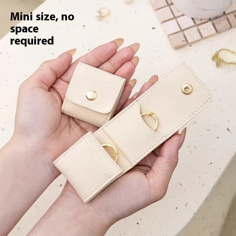 Mini Microfiber Grid Jewelry Bag