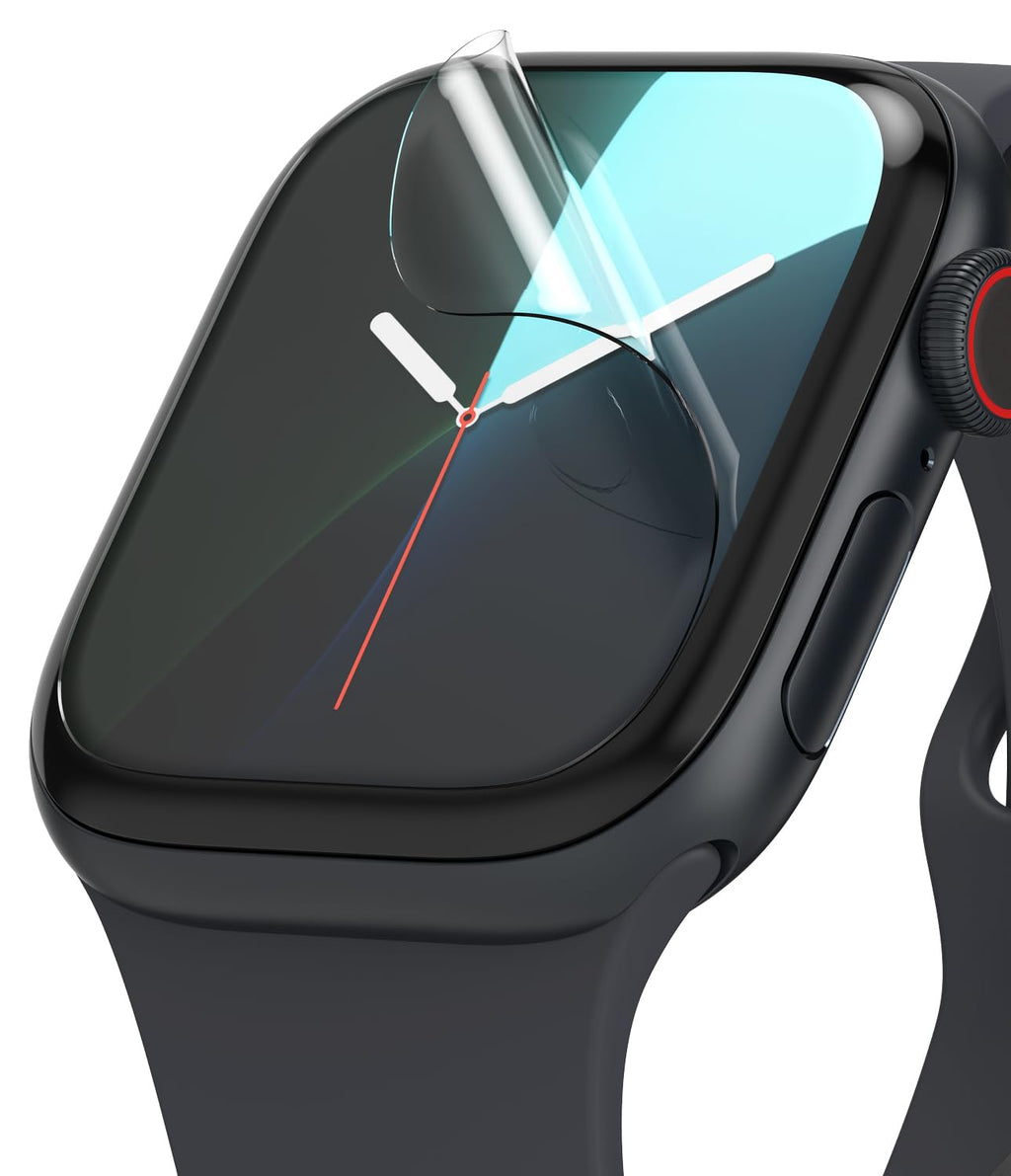 Ringke Dual Easy Film [Self Healing Repair Coating] Compatible with Apple Watch 10 Series Screen Protector (46mm) Premium Full Cover Film - 3 Pack