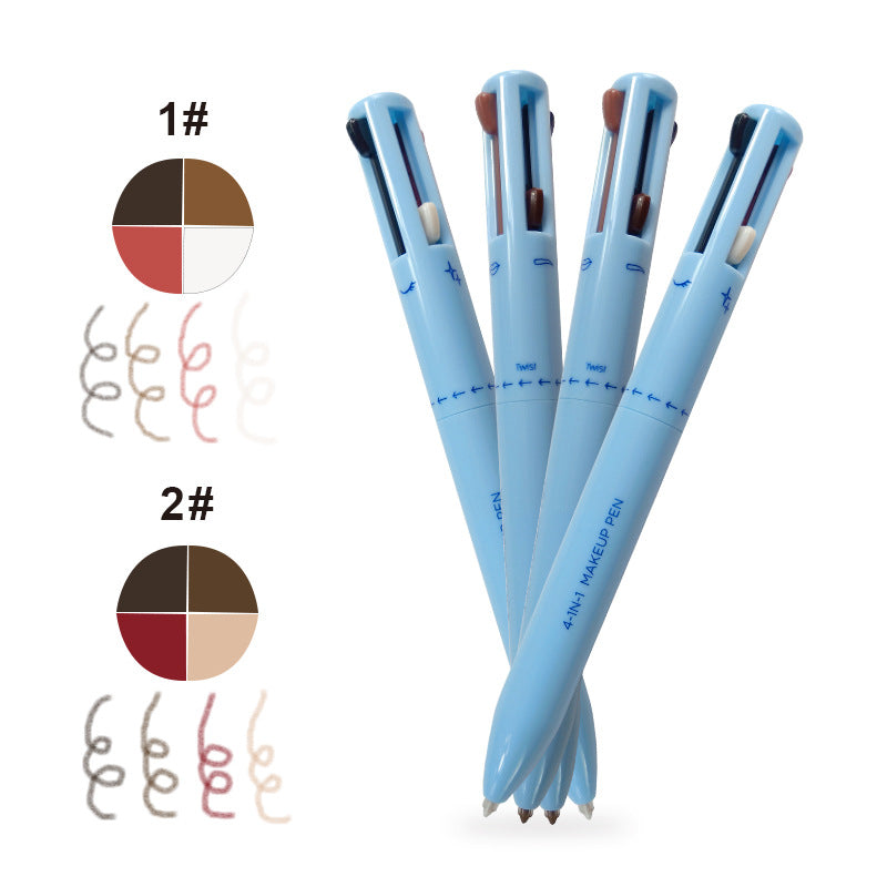 4-in-1 Makeup Pen with Lip Liner, Highlighter & Eyeliner