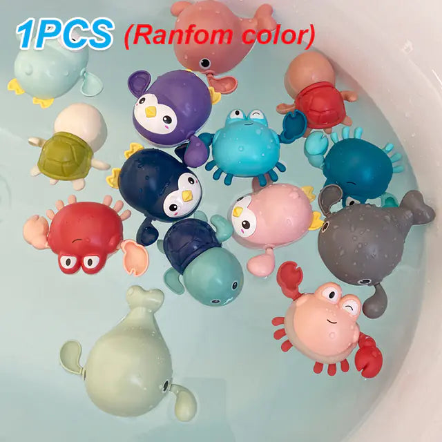 Dinosaur Bath Toys with Automatic Water Spray & Light