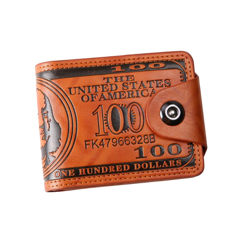 Men's Buckle Wallet with Multiple Card Slots