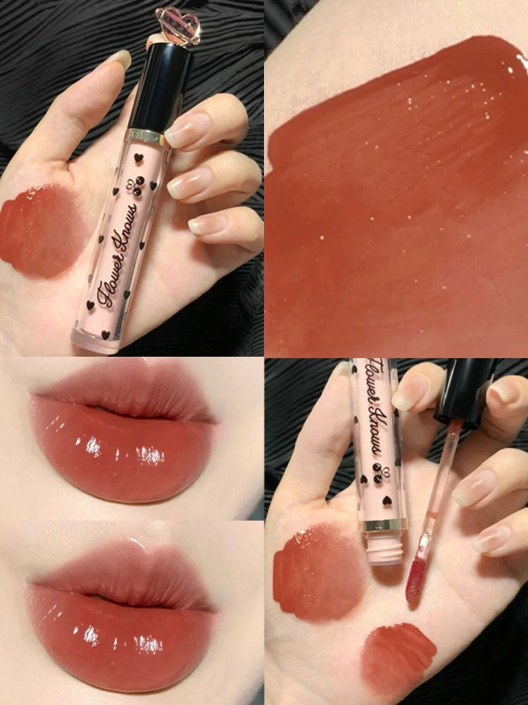 Flower Know Crystal Jelly Lip Glaze Moisturizing Lipstick