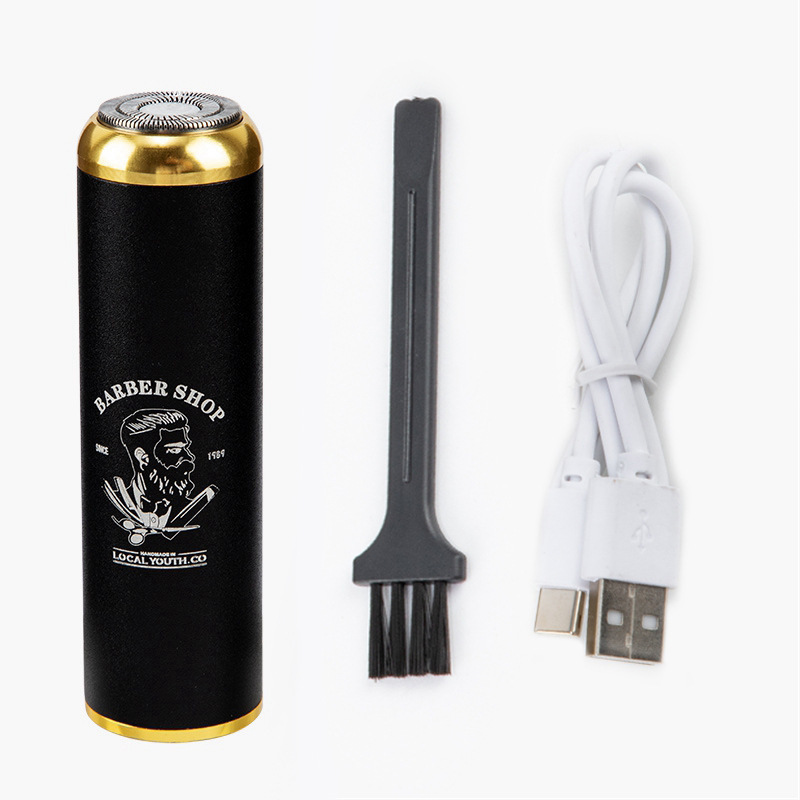 LARGNER Mini Electric Shaver - Rechargeable Travel Size