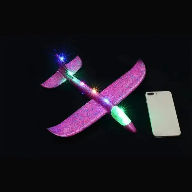 Large 48cm Foam Glider Toy with Spinning Design