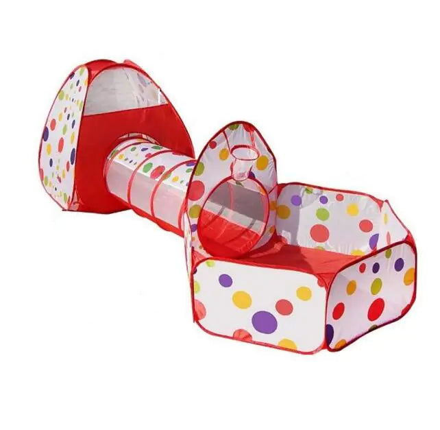 Kids Tunnel Toy, Tent 3-Piece Set, Ocean Pool