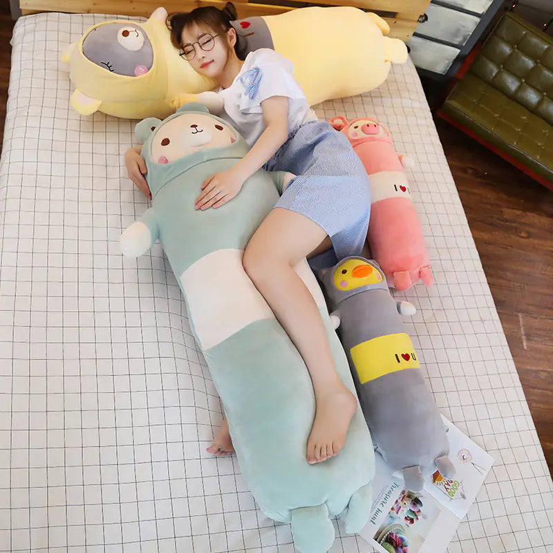 Plush Toy Duck and Pig Bear Costume Pillow (Large)