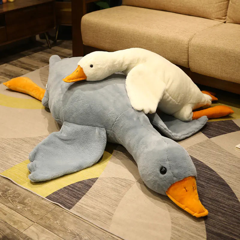 Giant 50cm Duck Plush Toy - Soft Fluffy Pillow