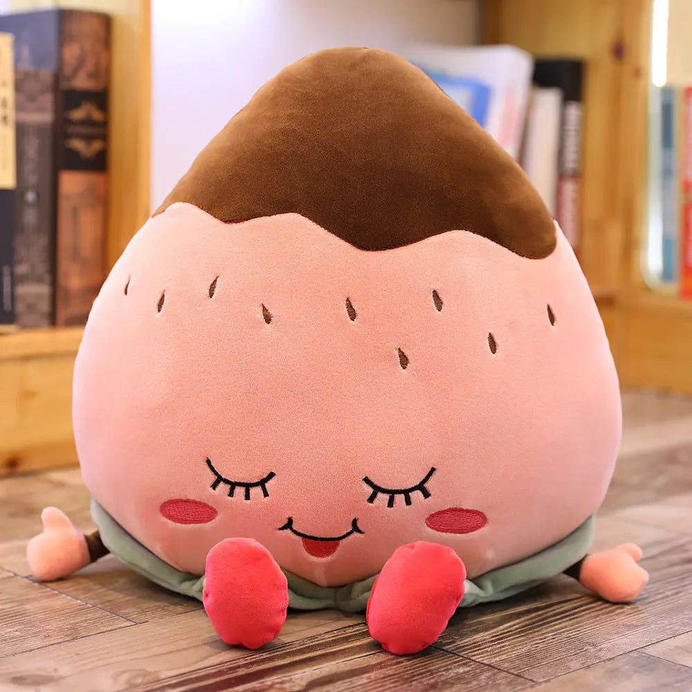 Custom Realistic Fruit Carrot Plush Toy Mascot Doll